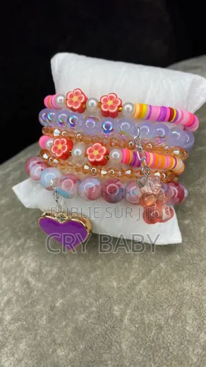 Bracelet En Perles Personnalisé Avec Amour