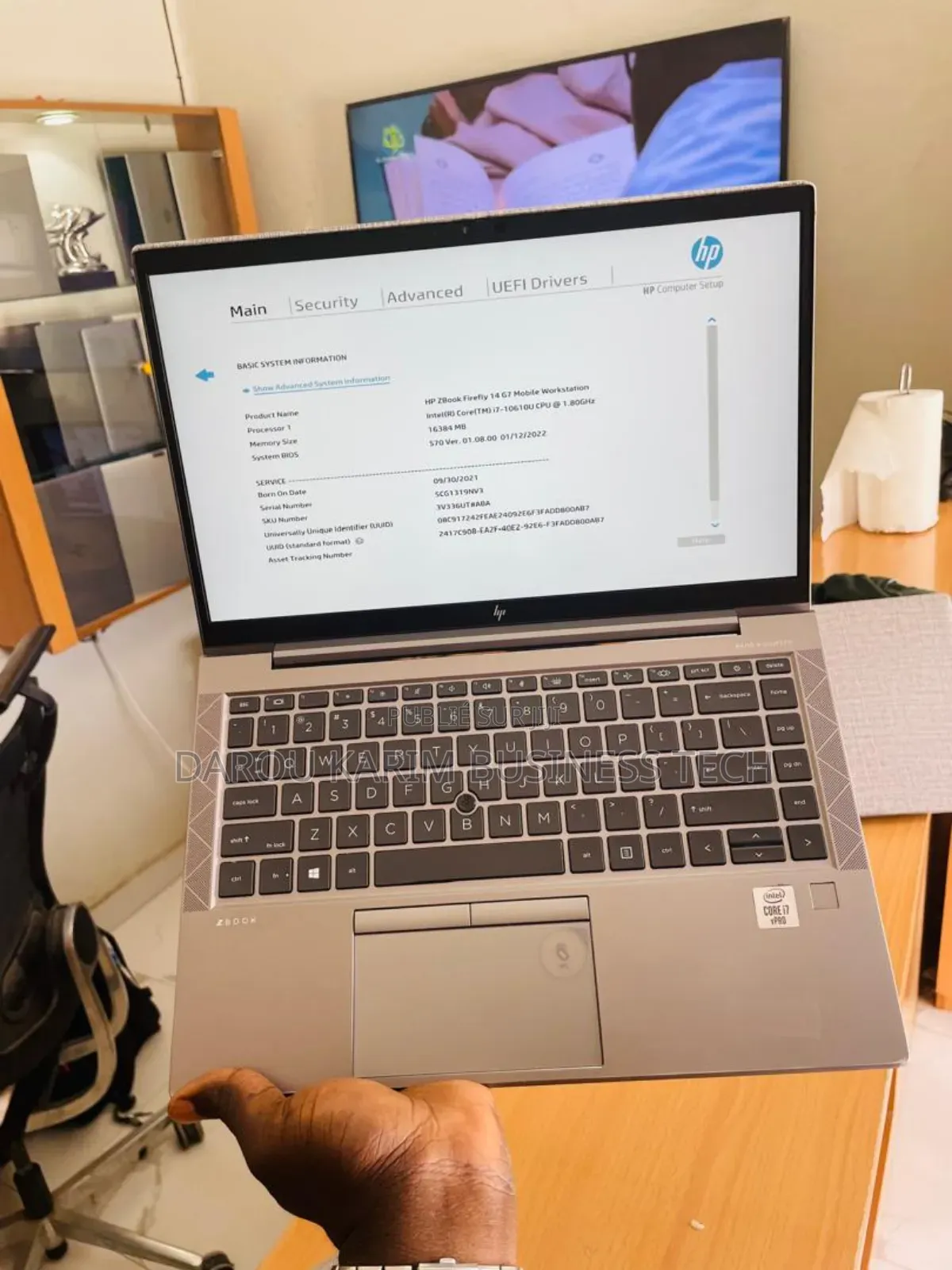 New HP ZBook Firefly 14 G7 16GB Intel Core i7 SSD 256GB