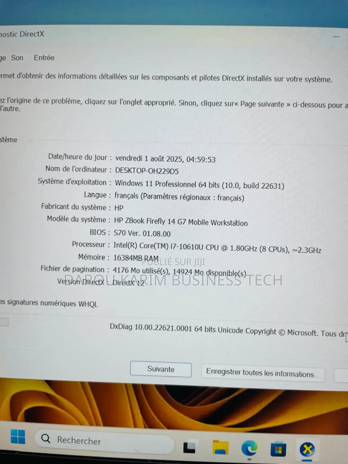 New HP ZBook Firefly 14 G7 16GB Intel Core i7 SSD 256GB