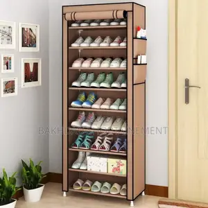 Photo - Rangement Chaussure 9 Étagères Avec Housse