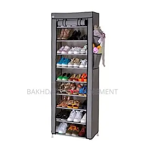 Rangement Chaussure 9 Étagères Avec Housse