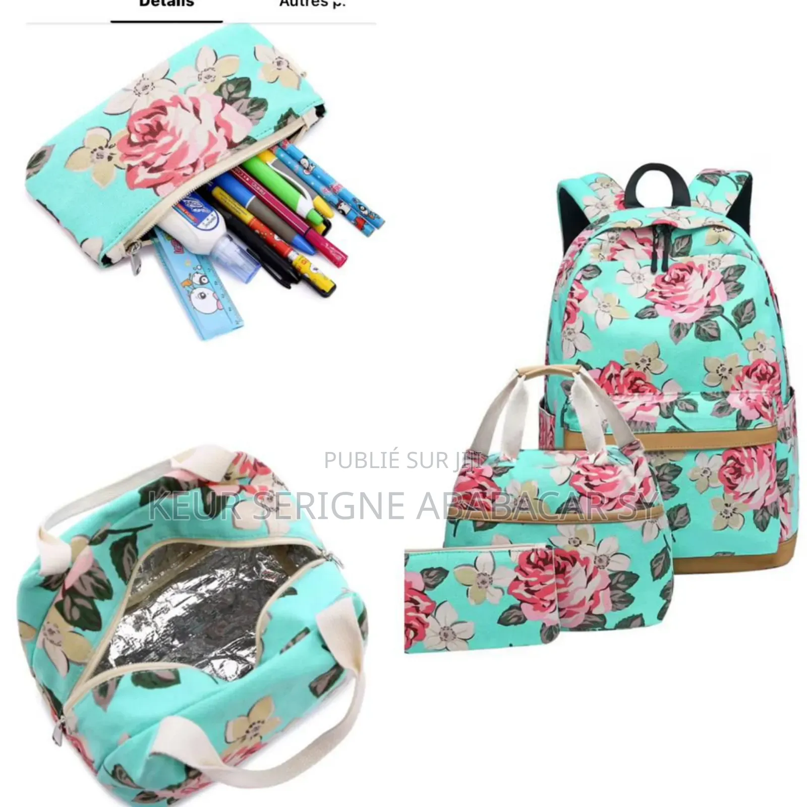 *Sac À Dos 3 Pièces