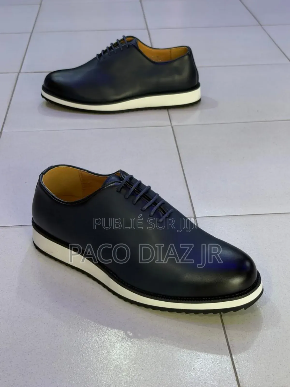 Chaussures De Ville en Cuir