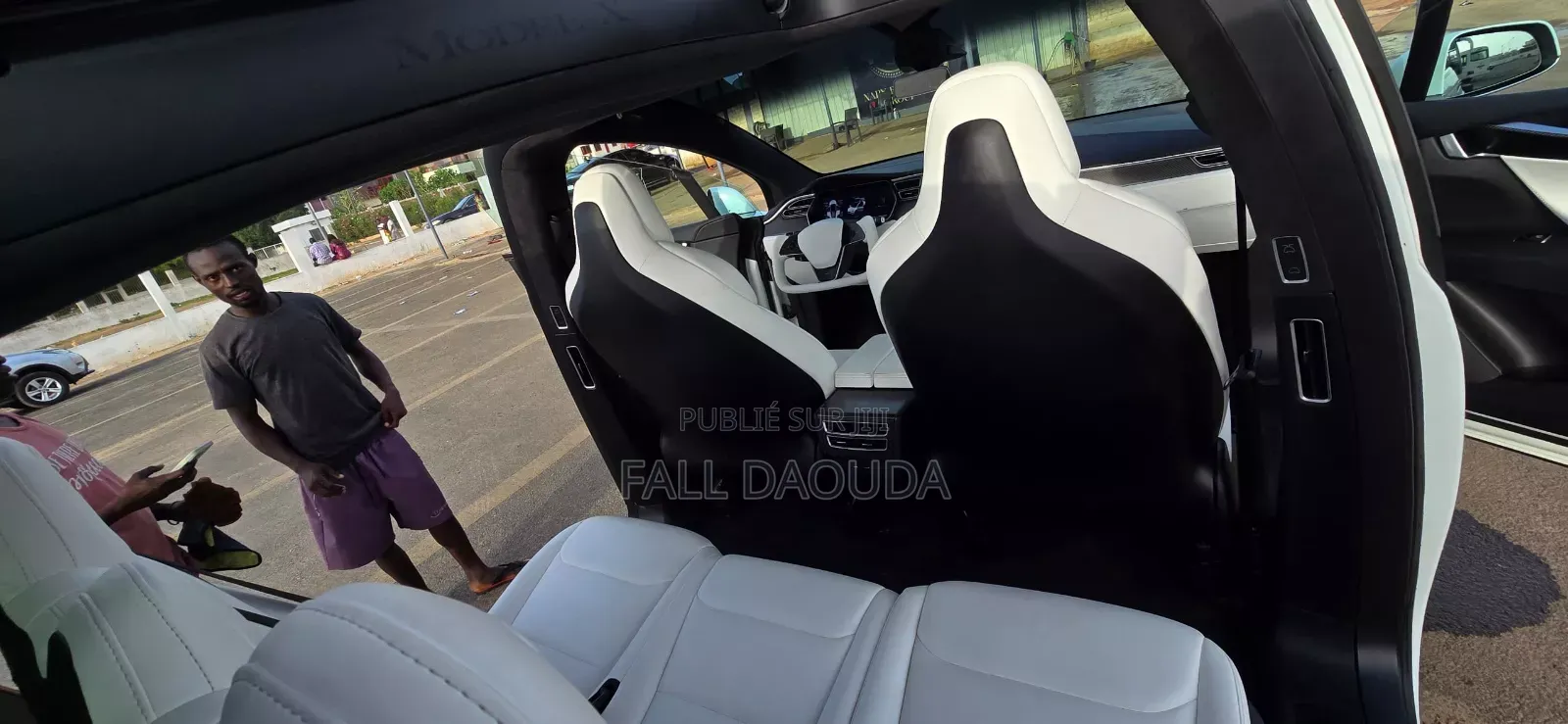 Tesla Model X 2018 Blanc