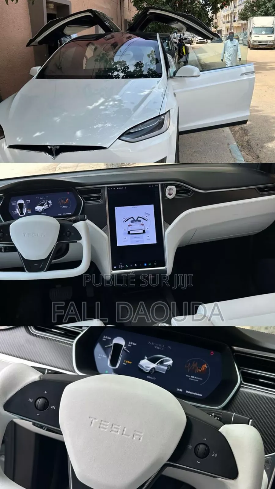 Tesla Model X 2018 Blanc