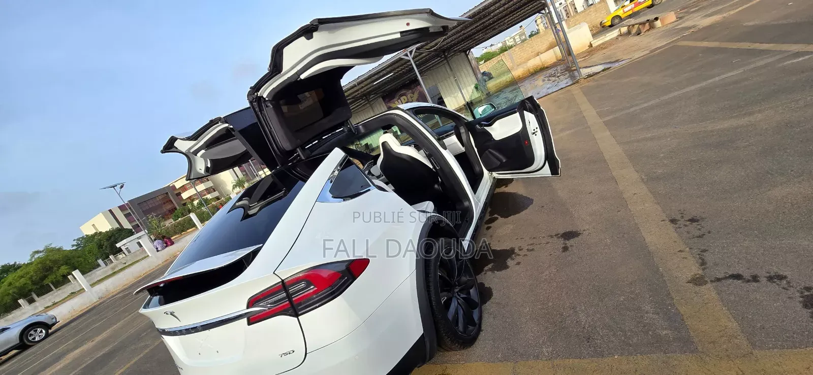 Tesla Model X 2018 Blanc