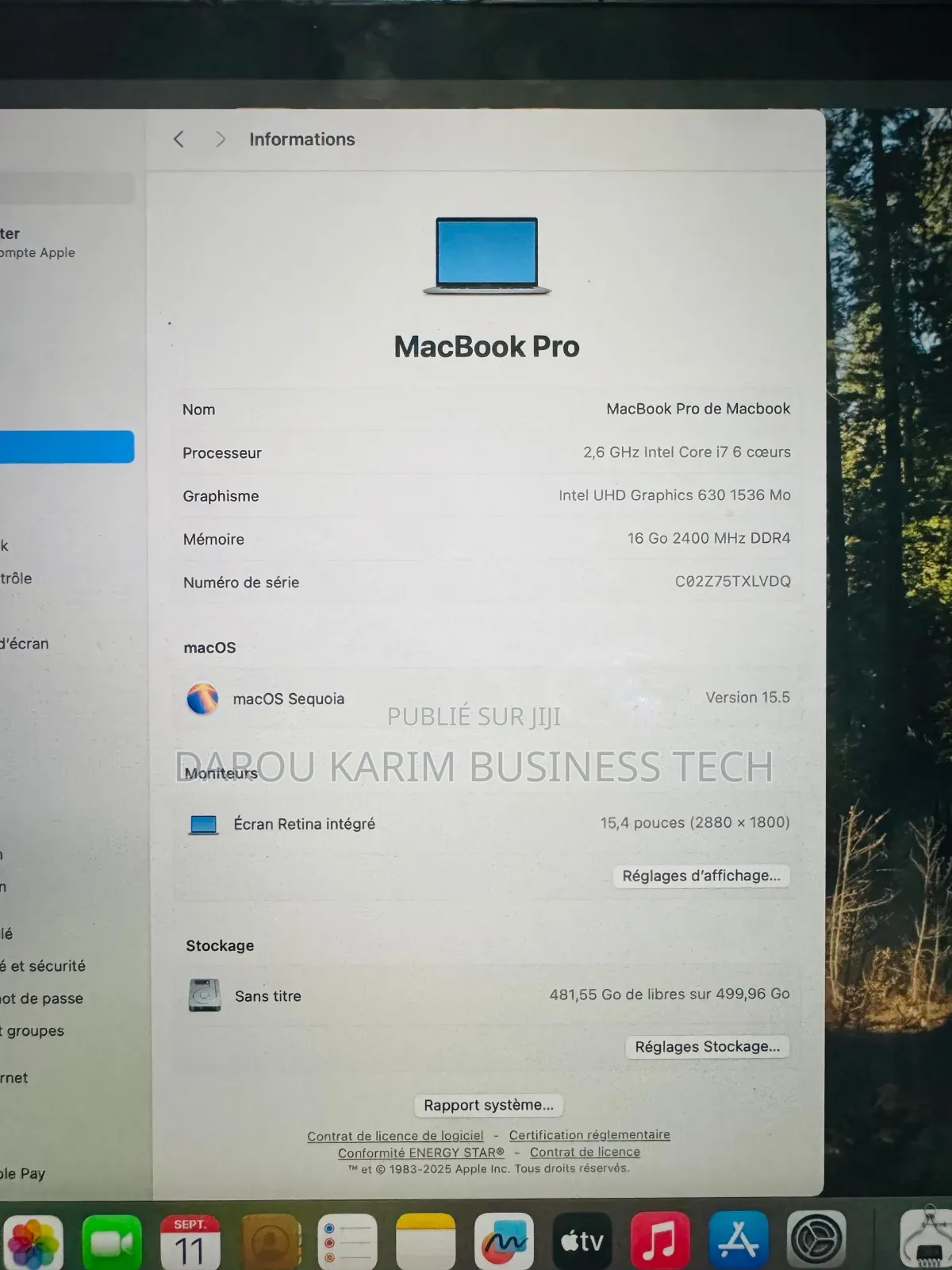 New Apple MacBook Pro 2019 16GB Intel Core I7 SSD 512GB