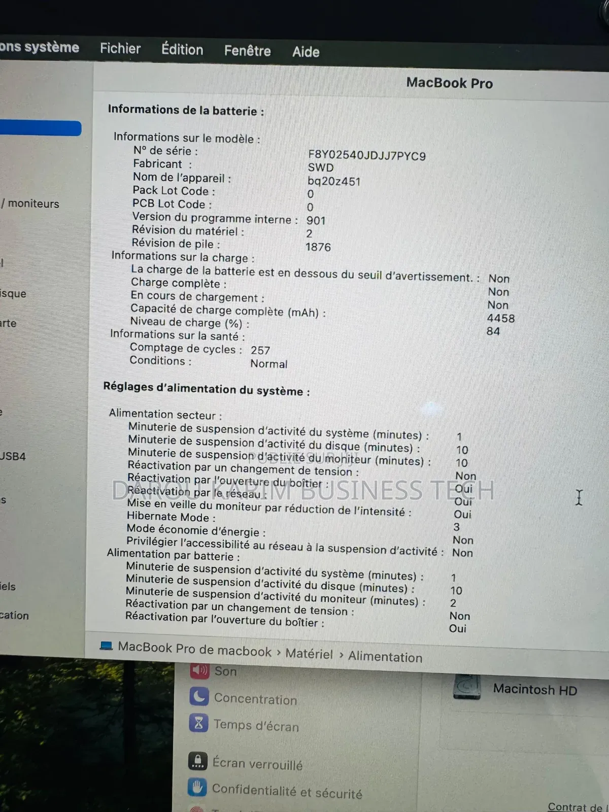 New Ordinateur Portable Apple MacBook Pro 2020 16GB Apple M1 SSD 512GB