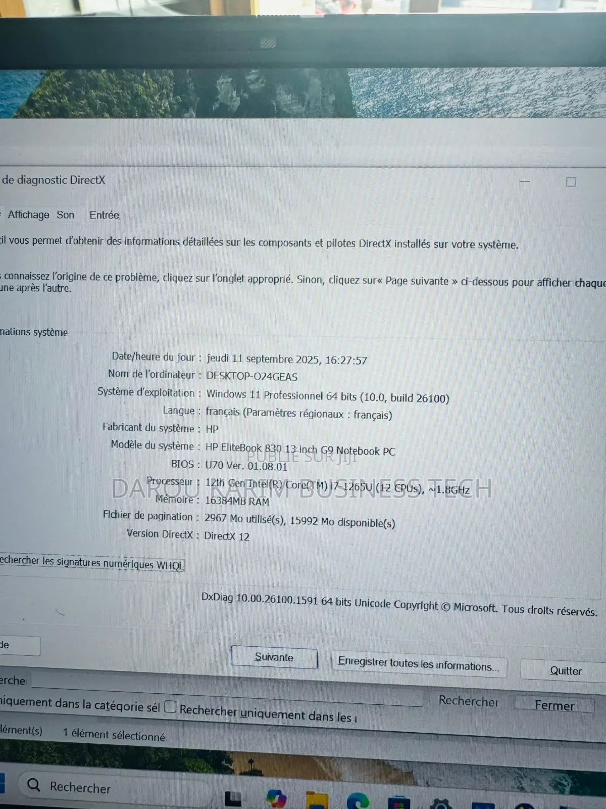 New HP EliteBook 830 G9 16GB Intel Core I7 SSD 512GB