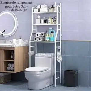 Photo - Rangement Intelligent Pour Toilettes – Gagnez De L’Espace