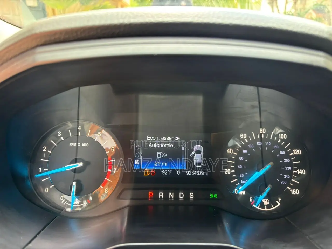 Ford Edge 2017 Noir Mat