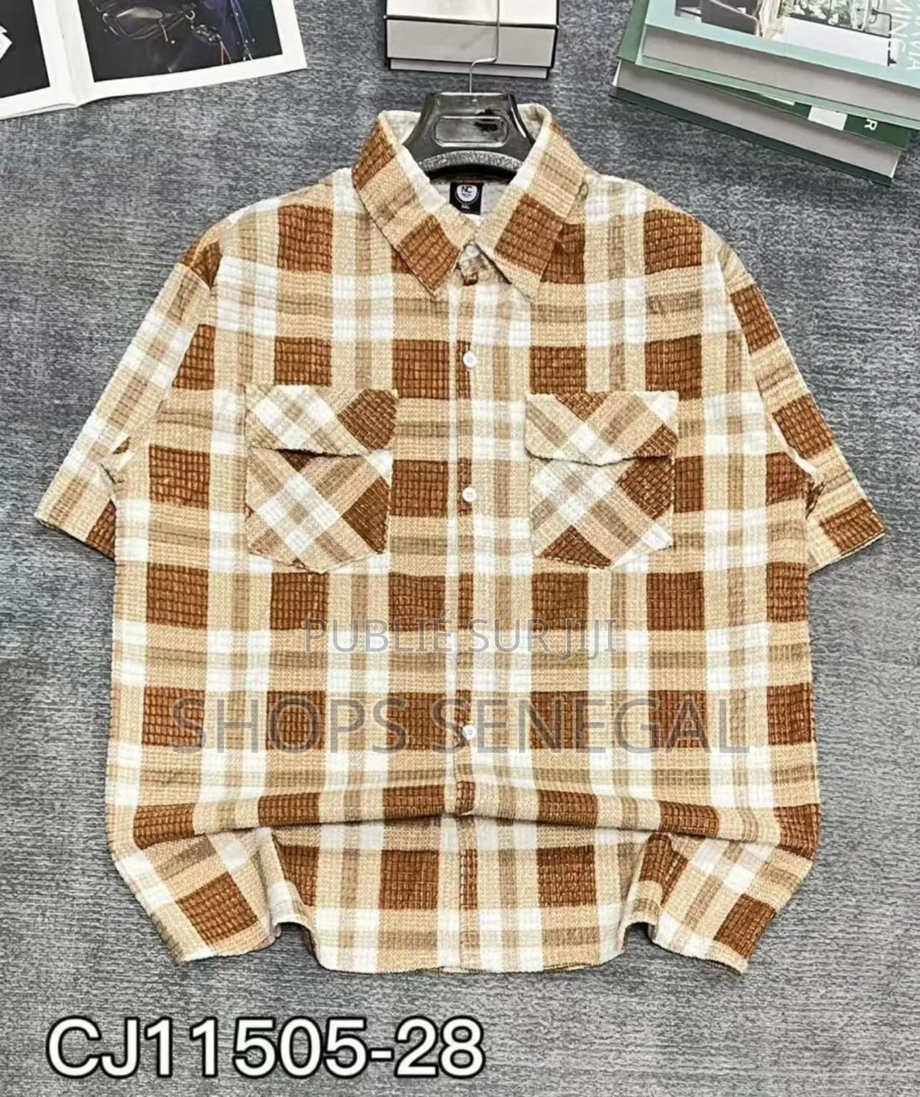 Chemise À Carreaux Style Urbain