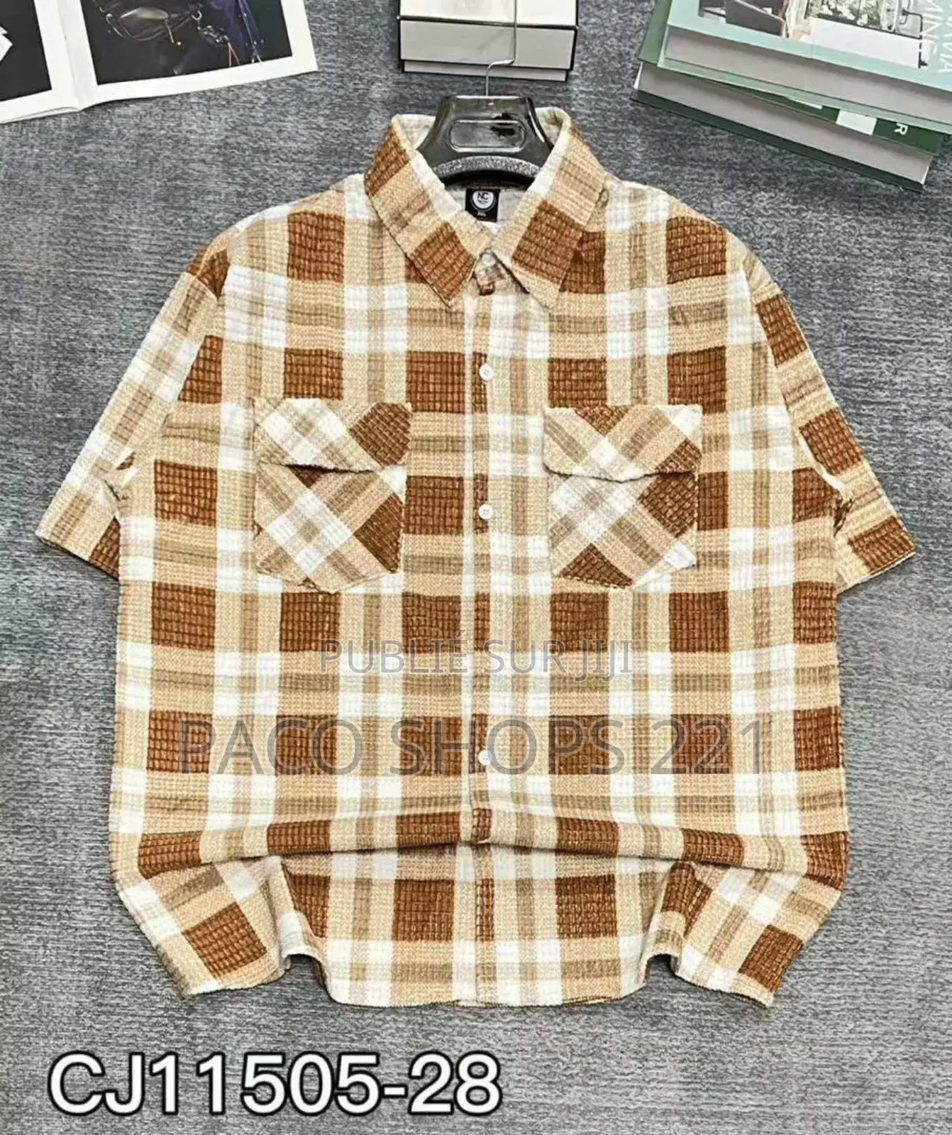 Chemise À Carreaux Style Urbain