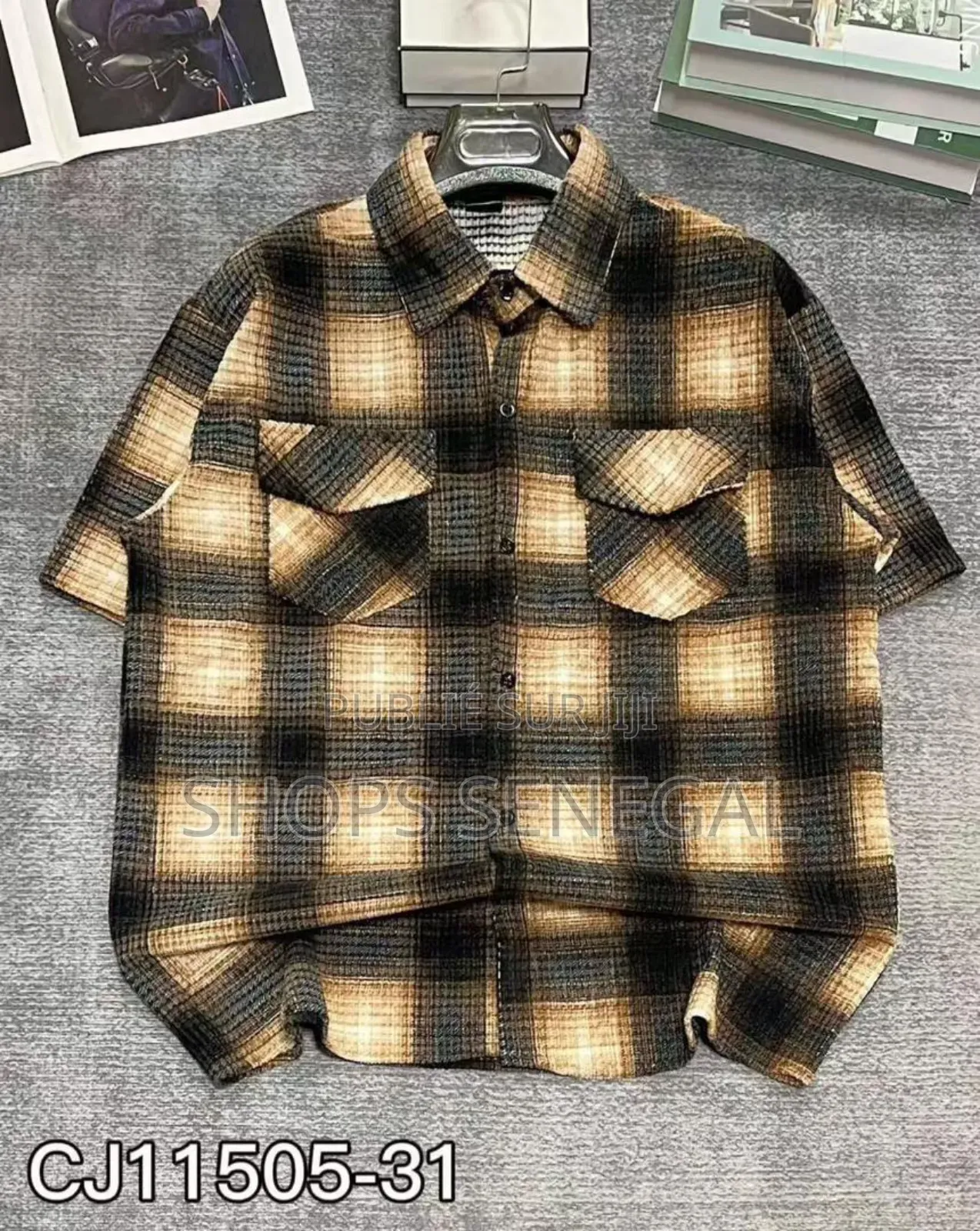 Chemise À Carreaux Style Urbain