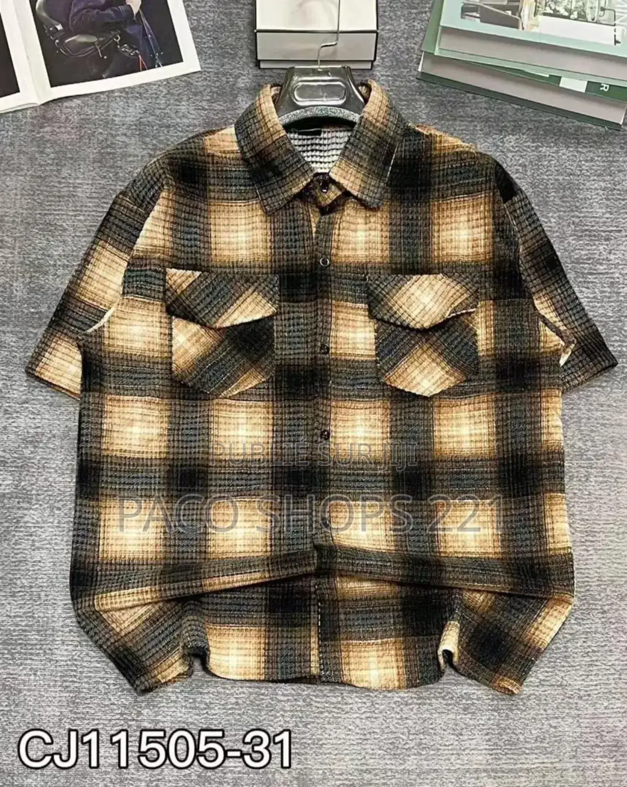 Chemise À Carreaux Style Urbain