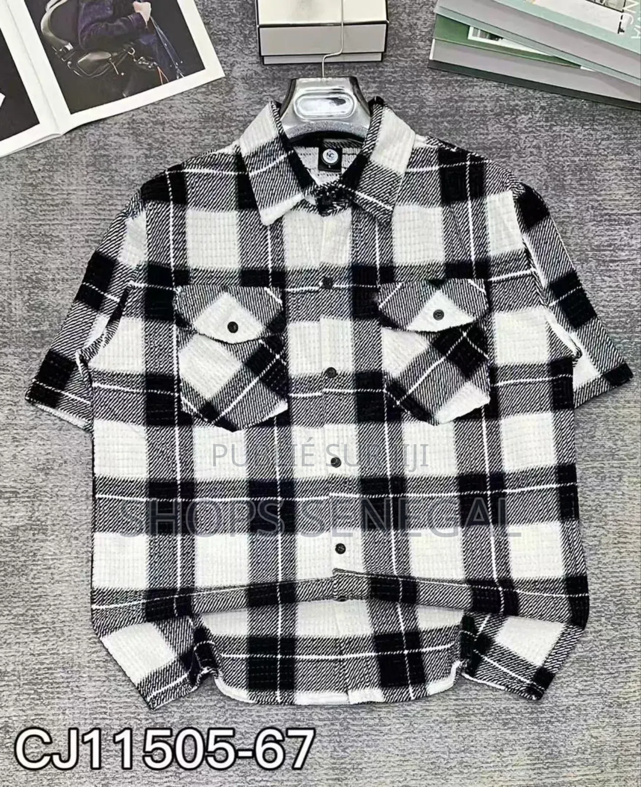 Chemise À Carreaux Style Urbain