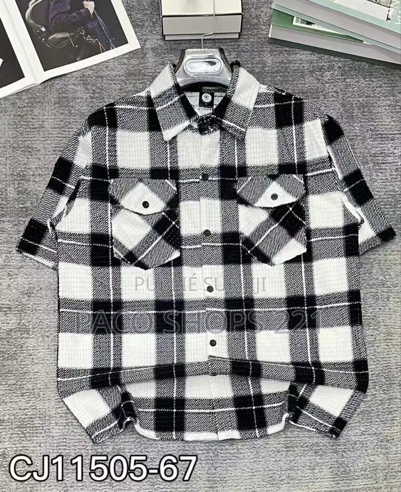 Chemise À Carreaux Style Urbain