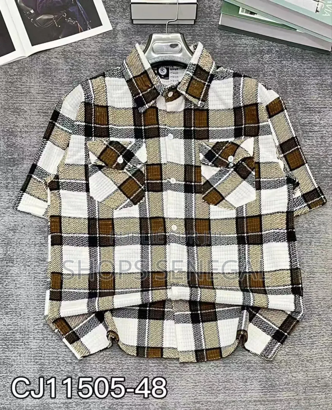 Chemise À Carreaux Style Urbain