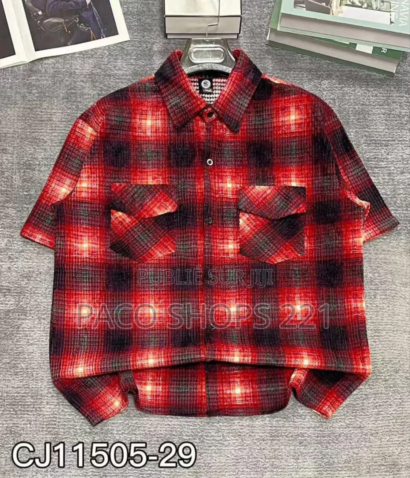 Chemise À Carreaux Style Urbain