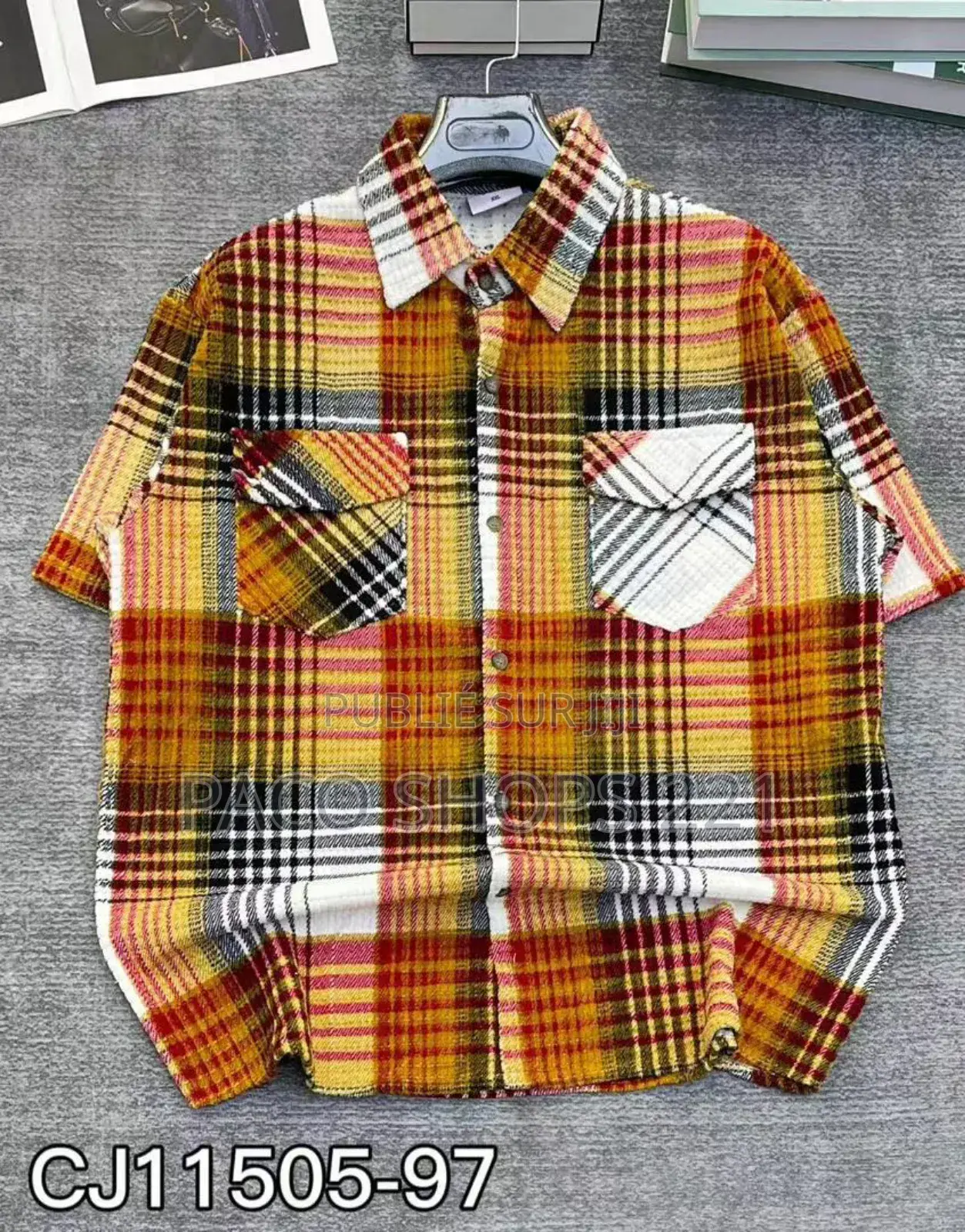 Chemise À Carreaux Style Urbain