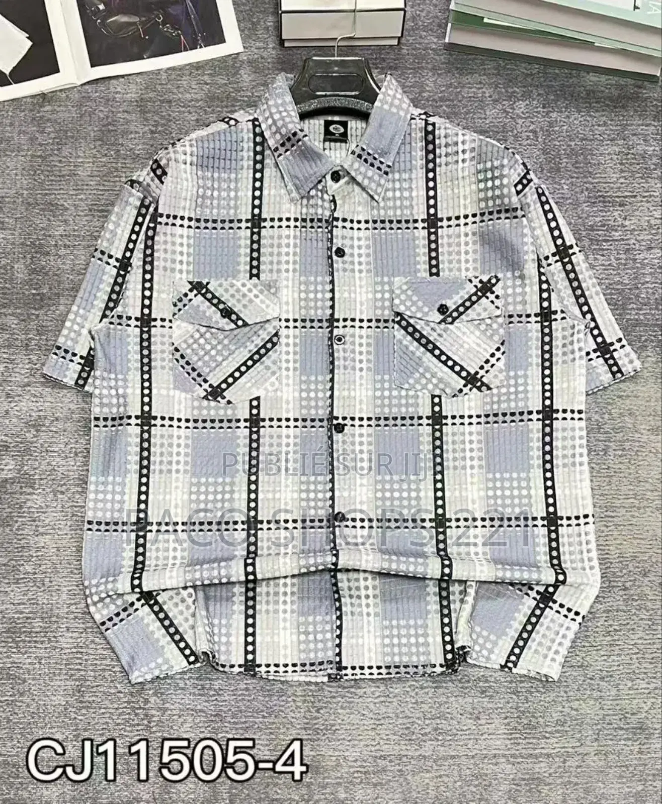 Chemise À Carreaux Style Urbain
