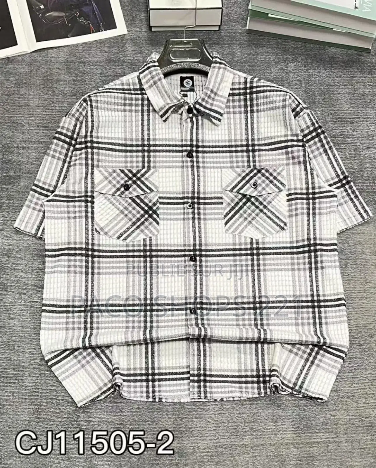 Chemise À Carreaux Style Urbain