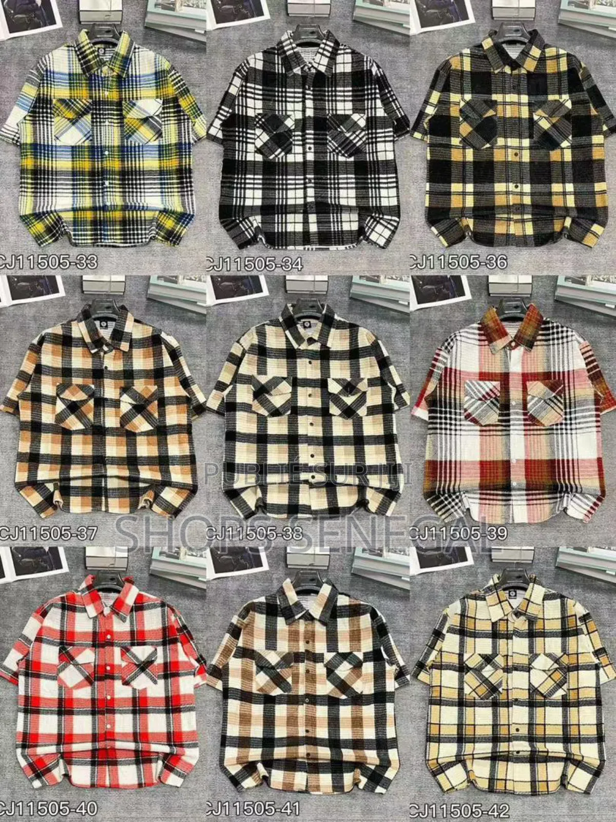 Chemise À Carreaux Style Urbain