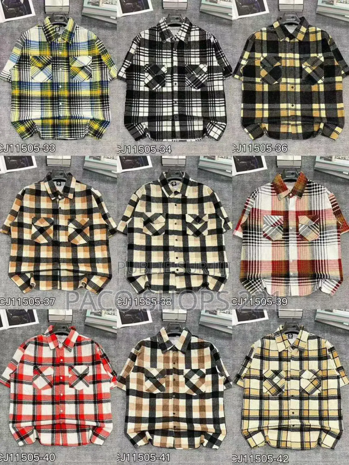 Chemise À Carreaux Style Urbain