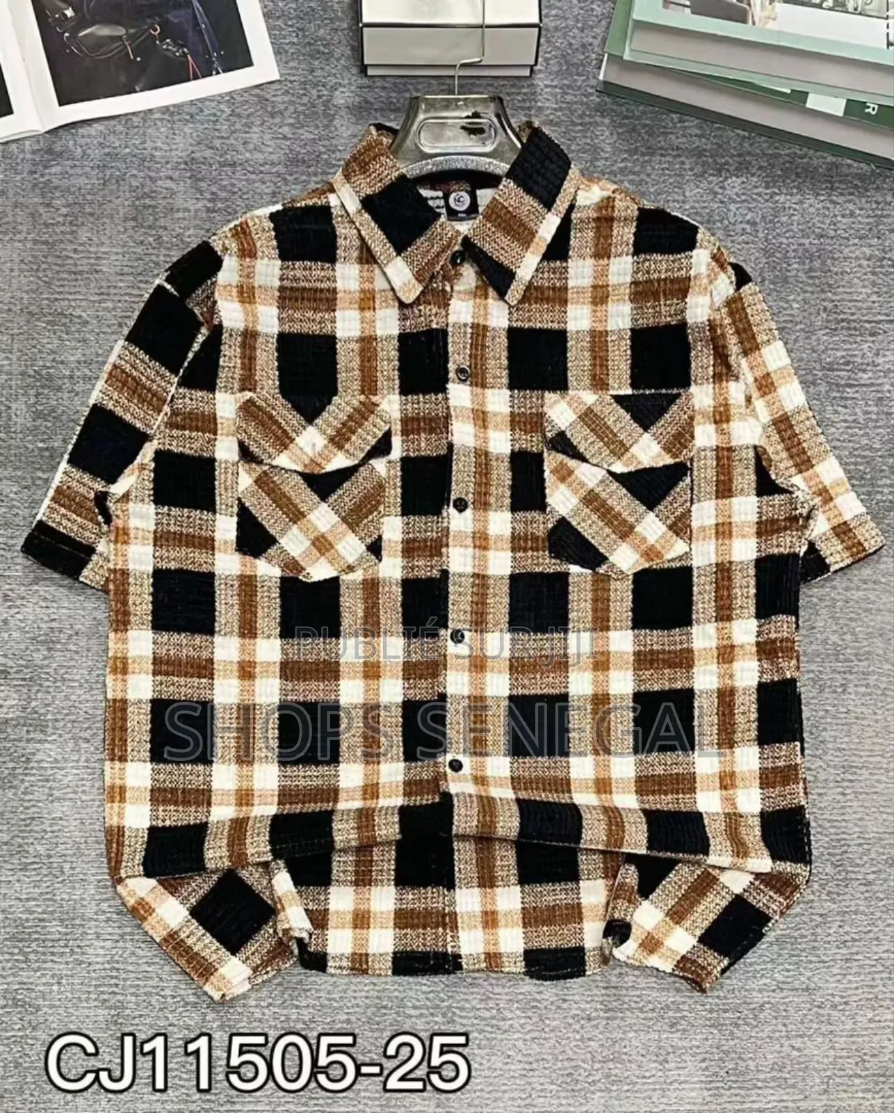 Chemise À Carreaux Style Urbain