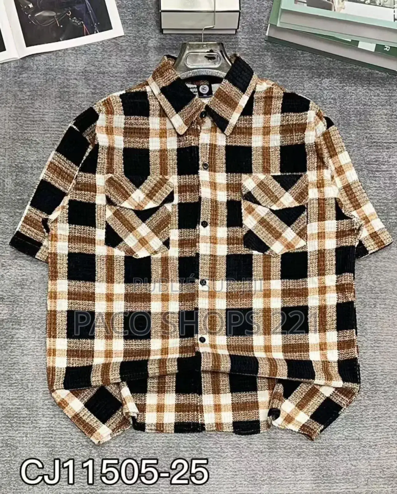 Chemise À Carreaux Style Urbain