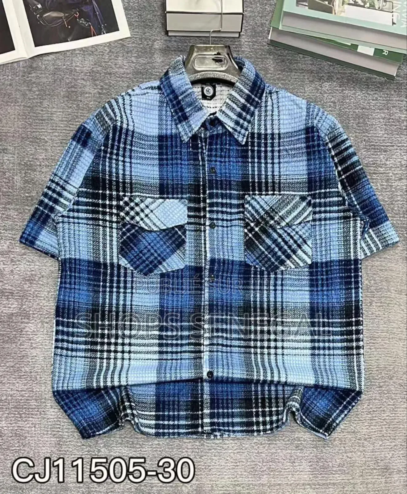 Chemise À Carreaux Style Urbain