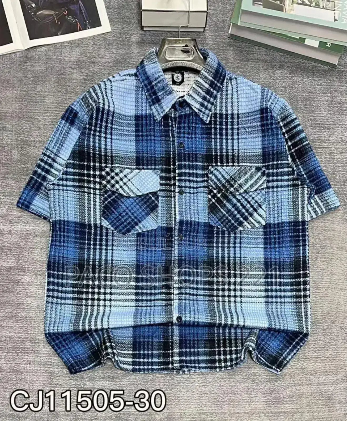 Chemise À Carreaux Style Urbain