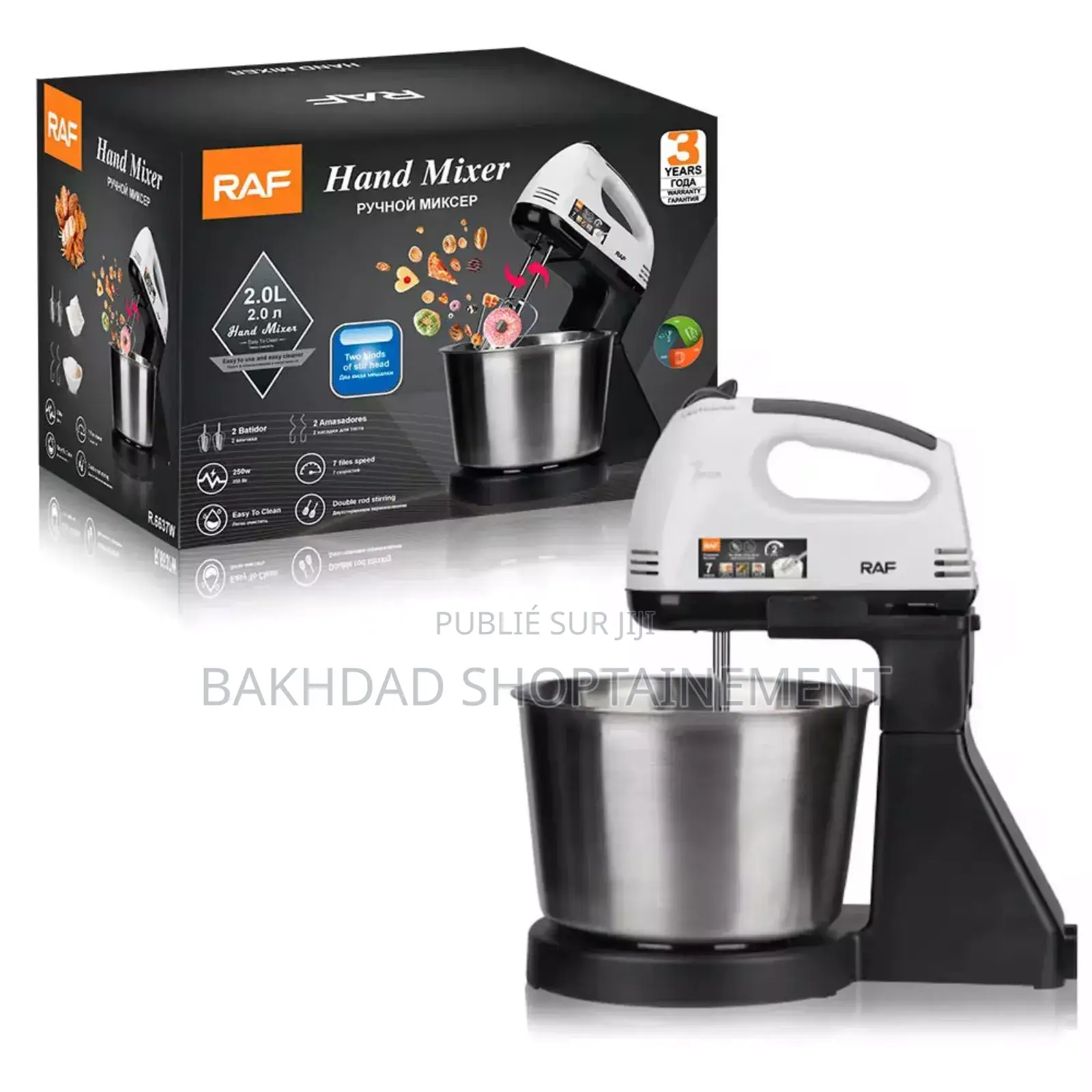 Batteuse Avec Bol 2l