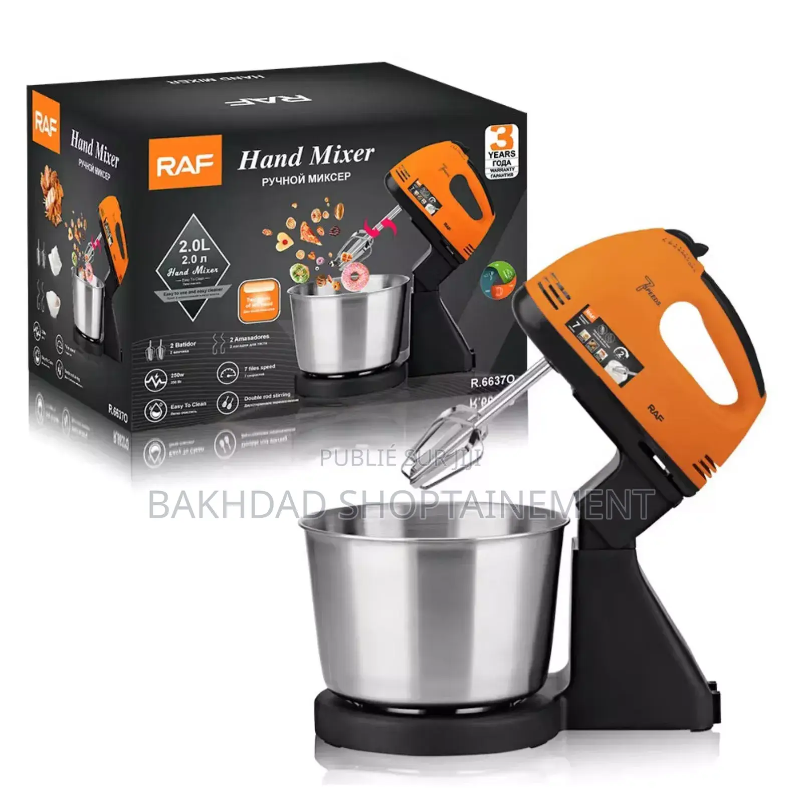 Batteuse Avec Bol 2l