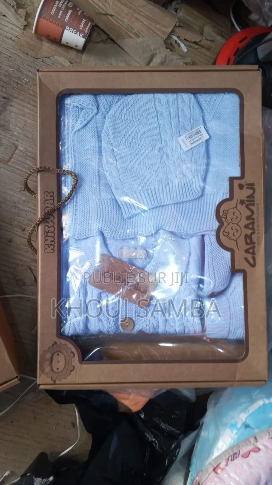 Coffret Baptême Tricot