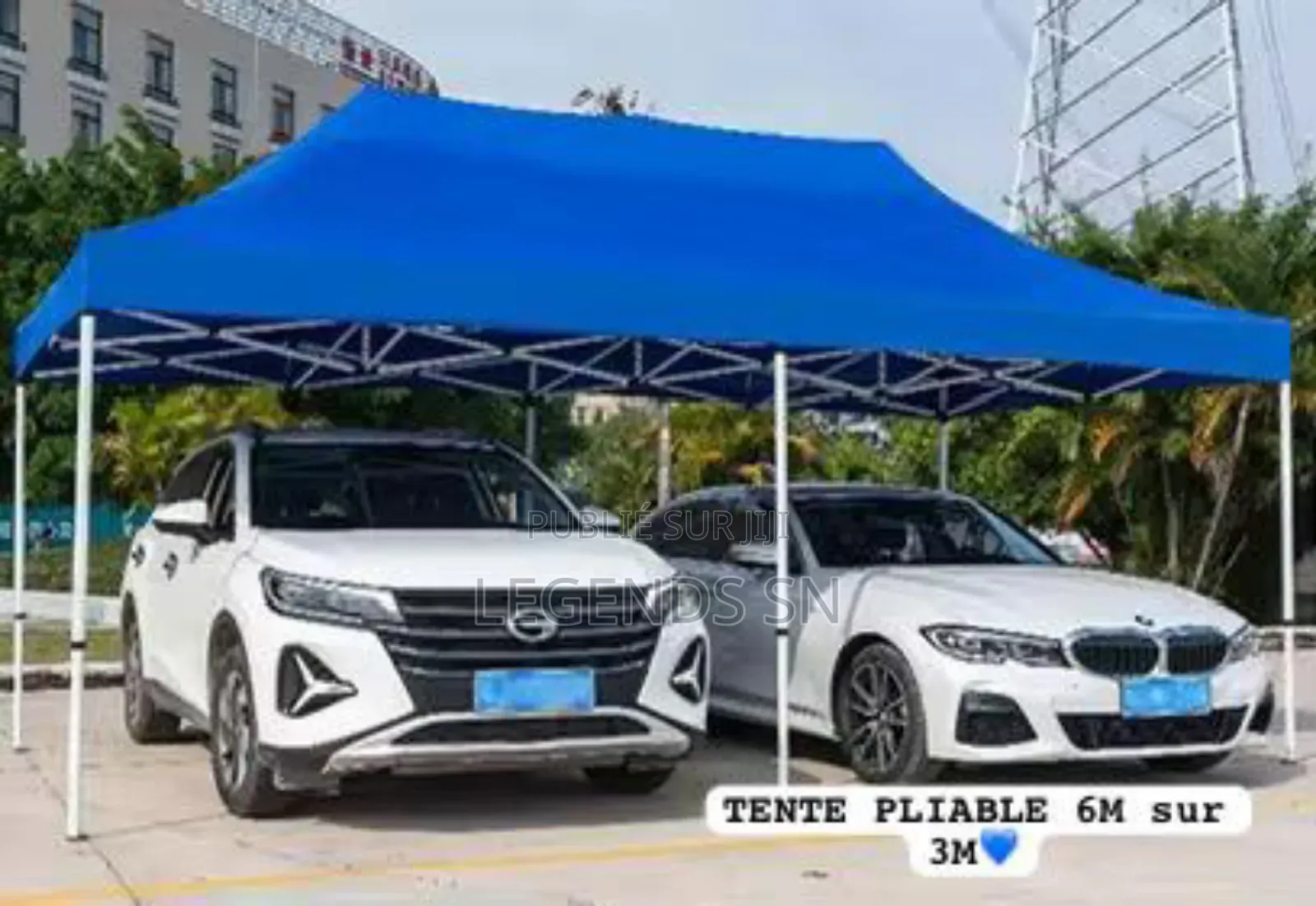 Bache Tente Pliable 6 M Sur 3 M