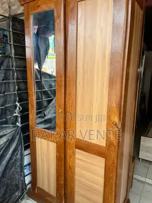 Armoire 2 Battants en Bois Massif