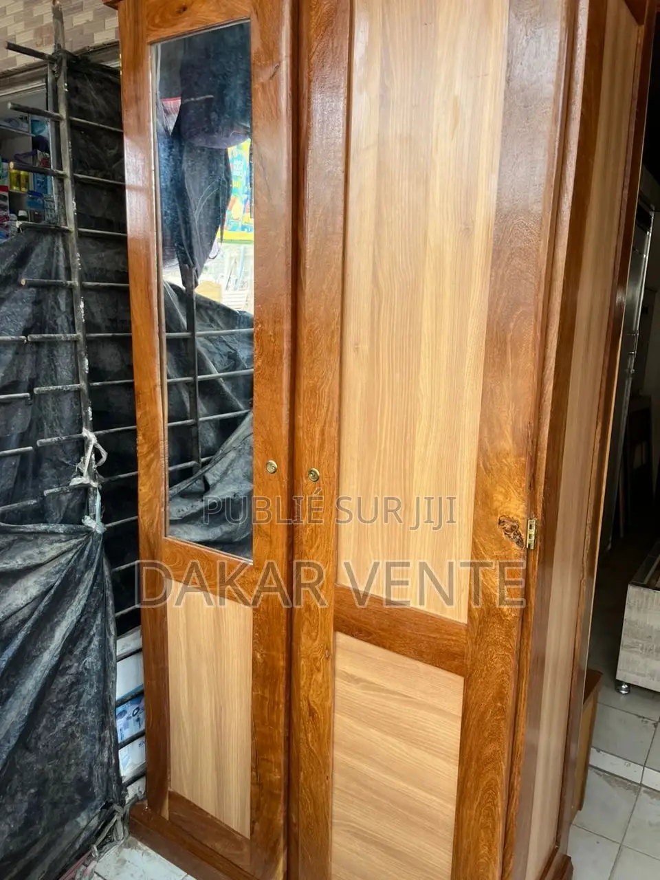 Armoire 2 Battants en Bois Massif