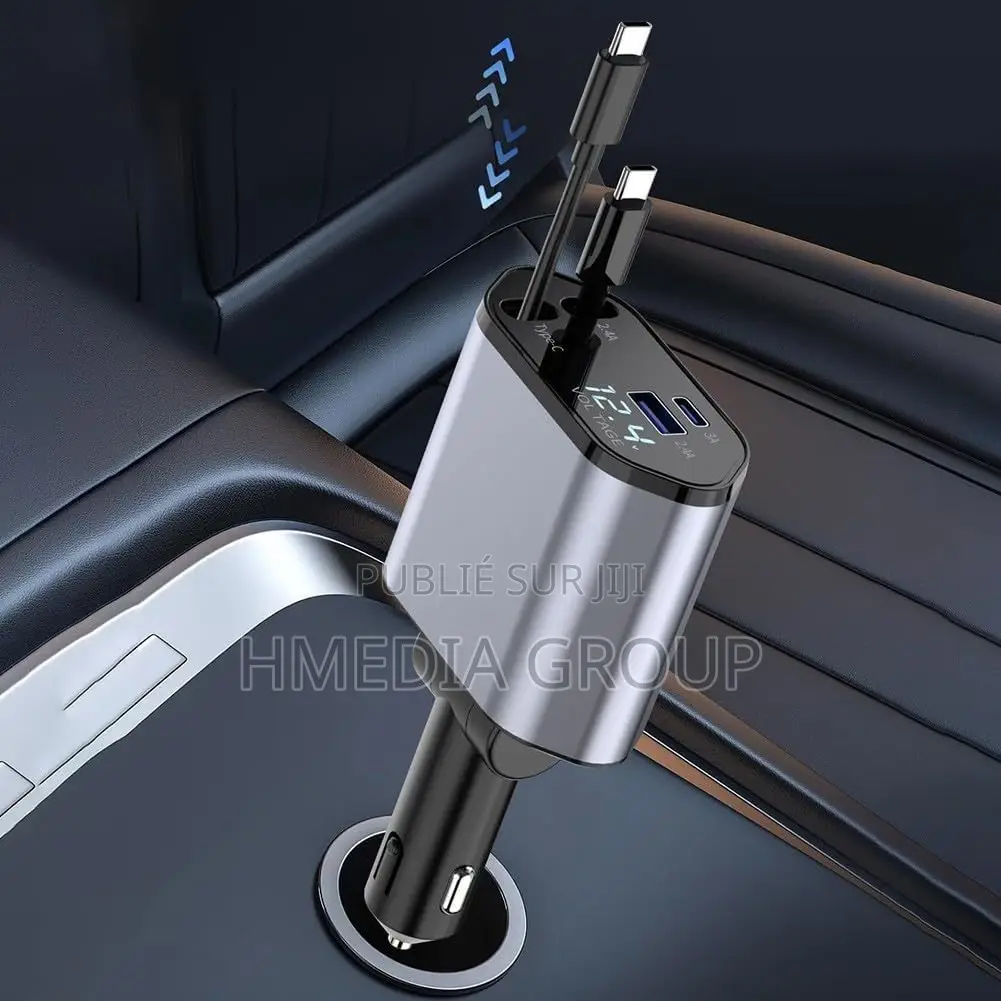 Chargeur De Voiture Rétractable