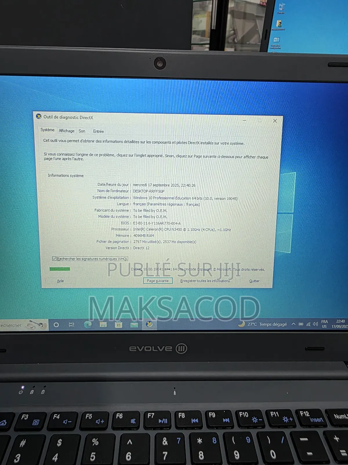 Ordinateur portable Evoo EVC-116-6 4GB Intel Celeron SSD 640GB