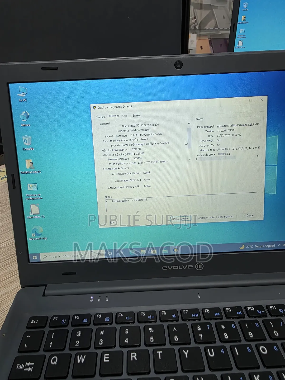 Ordinateur portable Evoo EVC-116-6 4GB Intel Celeron SSD 640GB