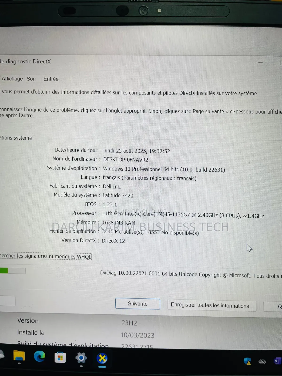 New Ordinateur Portable Dell Latitude 7420 16GB Intel Core I5 SSD 256GB