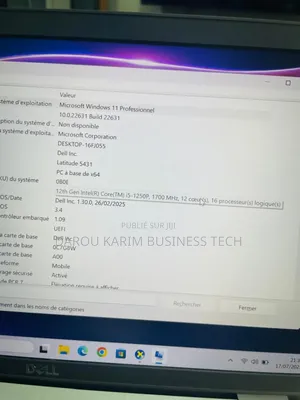 New Ordinateur Portable Dell Latitude 5431 16GB Intel Core I5 SSD 512GB