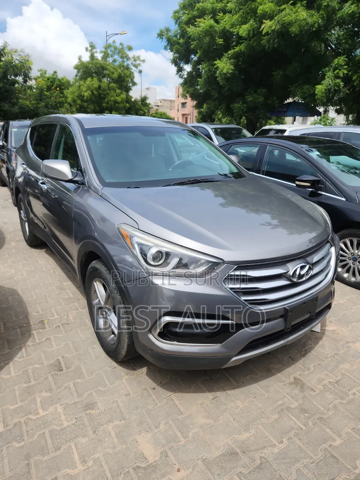 Hyundai Santa Fe 2018 Gris