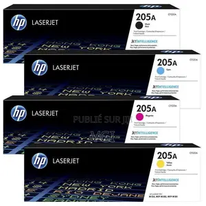 Toner Hp 205 Couleur – Original (Cf531a, Cf532a, Cf533a)