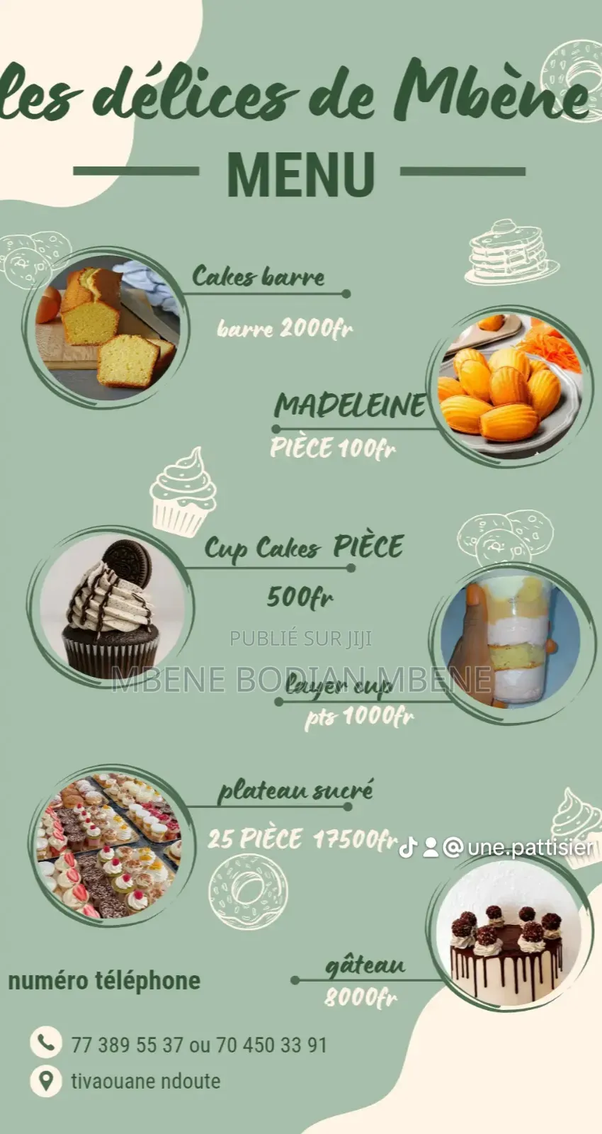 Pâtisserie Gâteau Crêpes Plateau Sucré