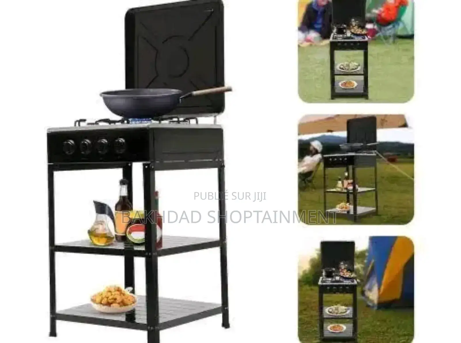 Cuisinière À Gaz 4 Feux – Design Compact Robuste