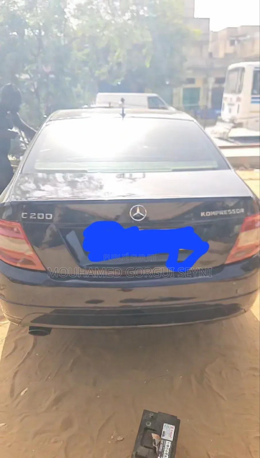 Mercedes-Benz C200 2007 Noir Mat