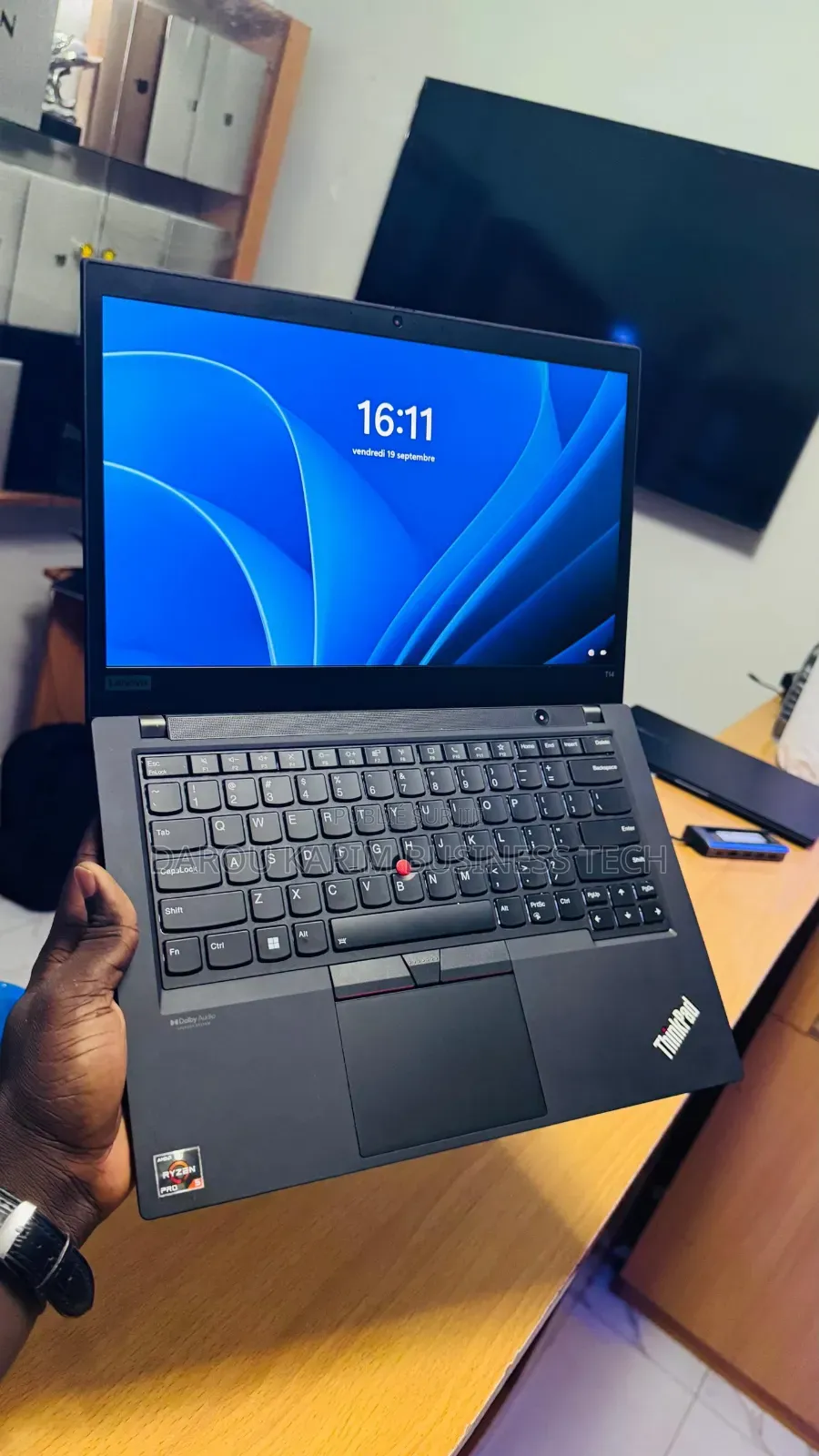 New Ordinateur Portable Lenovo ThinkPad T14 16GB AMD Ryzen 5 SSD 512GB