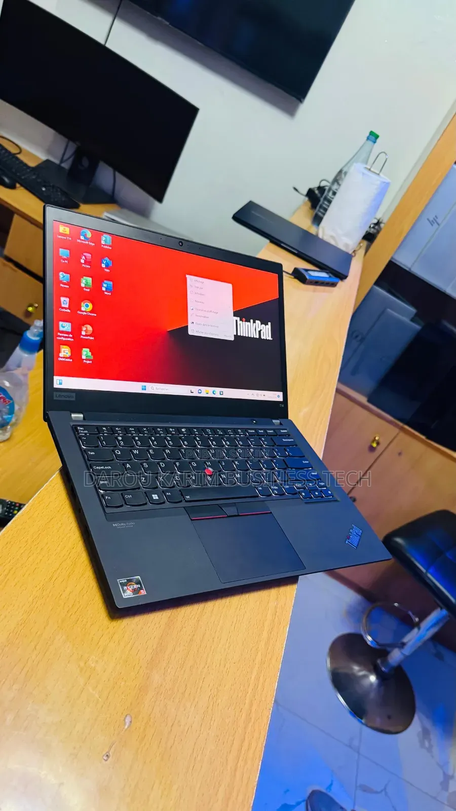 New Ordinateur Portable Lenovo ThinkPad T14 16GB AMD Ryzen 5 SSD 512GB